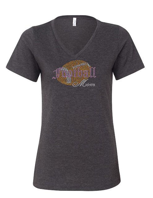 Thumbnail: Football Mom Rhinestone Shirt
