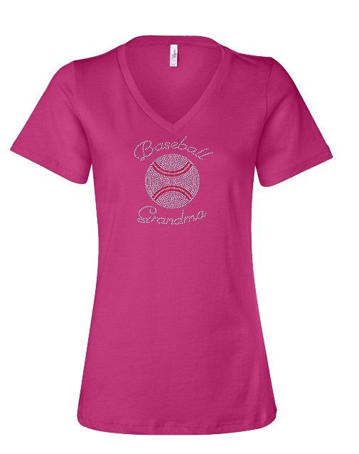 Thumbnail: Baseball Grandma Rhinestone Shirt (Large Ball)