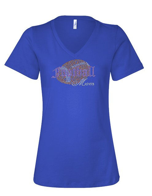 Thumbnail: Football Mom Rhinestone Shirt