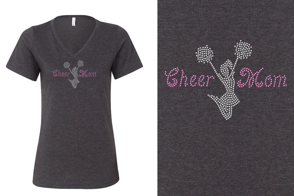 Thumbnail: Cheer Mom Rhinestone Shirt