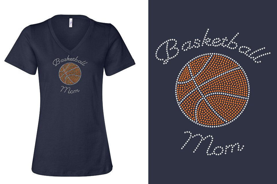 Thumbnail: Basketball Mom Rhinestone Shirt