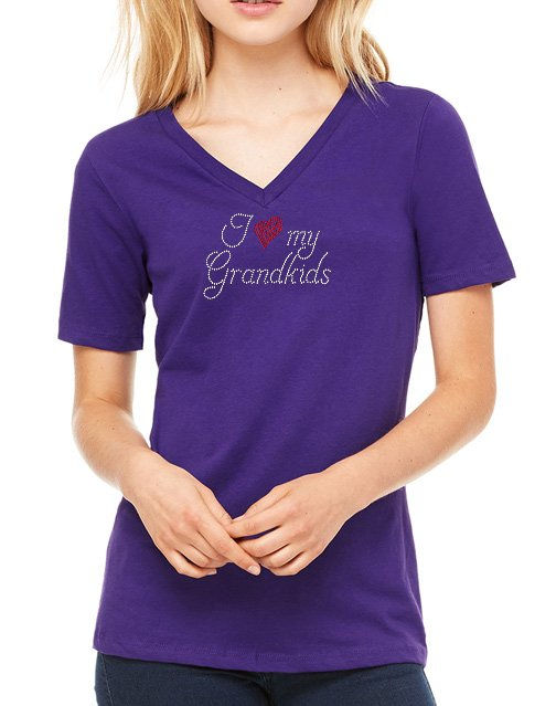 Thumbnail: I Love My Grandkids Rhinestone Shirt