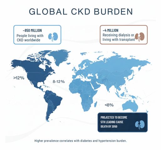 Chronic Kidney Disease in 2025: From Silent Epidemic to Treatable Risk State