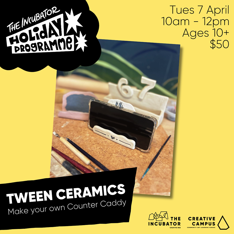 Tween Ceramics Workshop