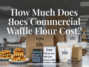 How much does commercial waffle flour cost?