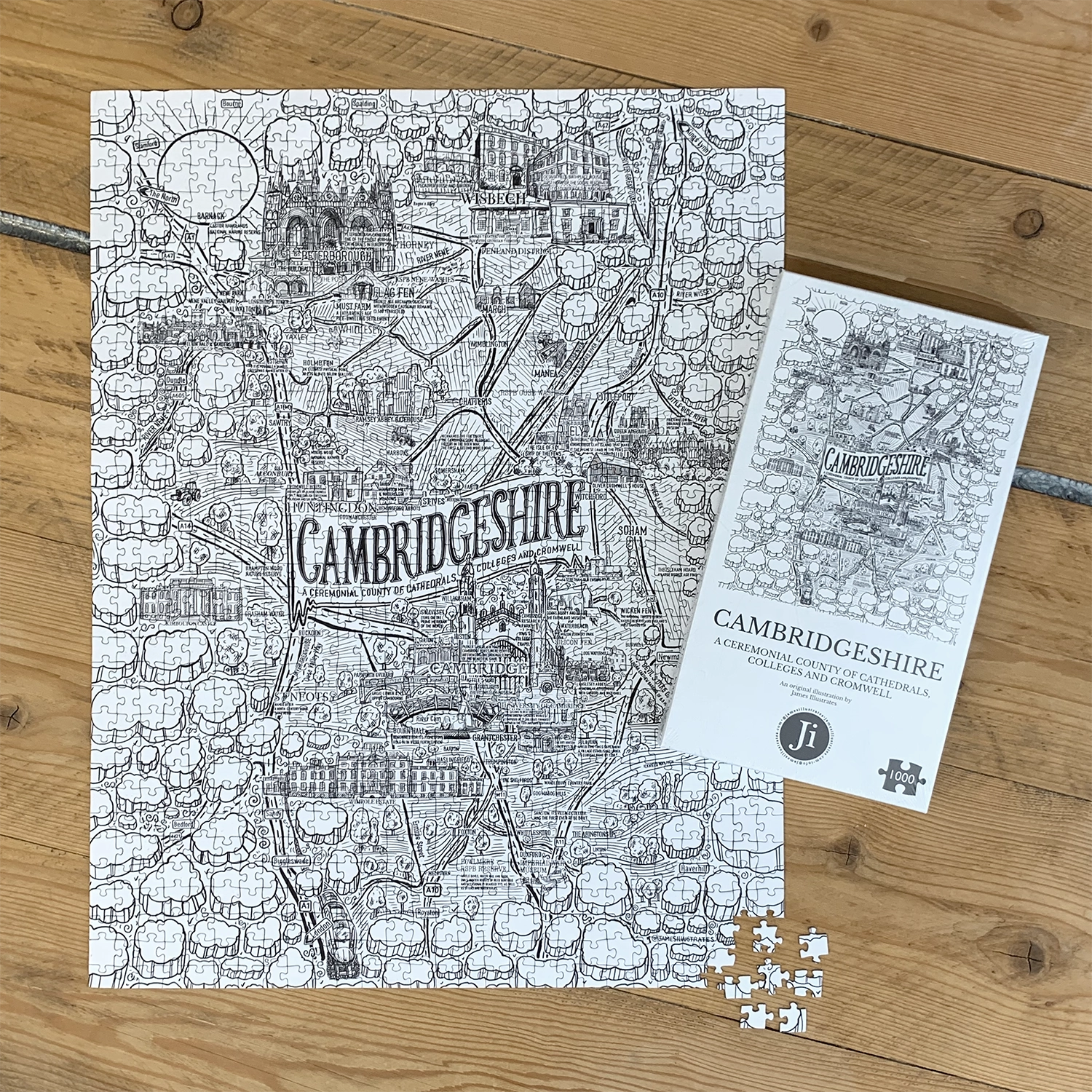 Cambridgeshire jigsaw puzzle