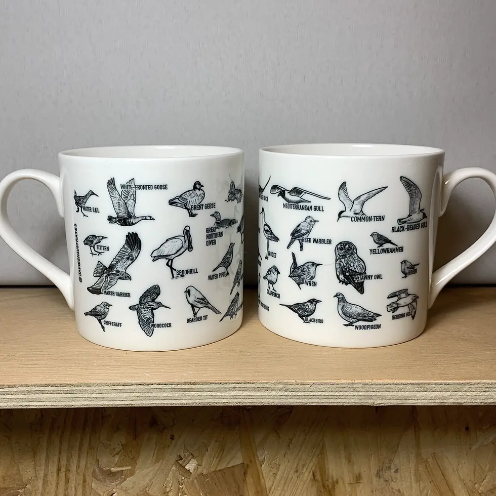Thumbnail: James Illustrates Norfolk Birds Bone China Mug