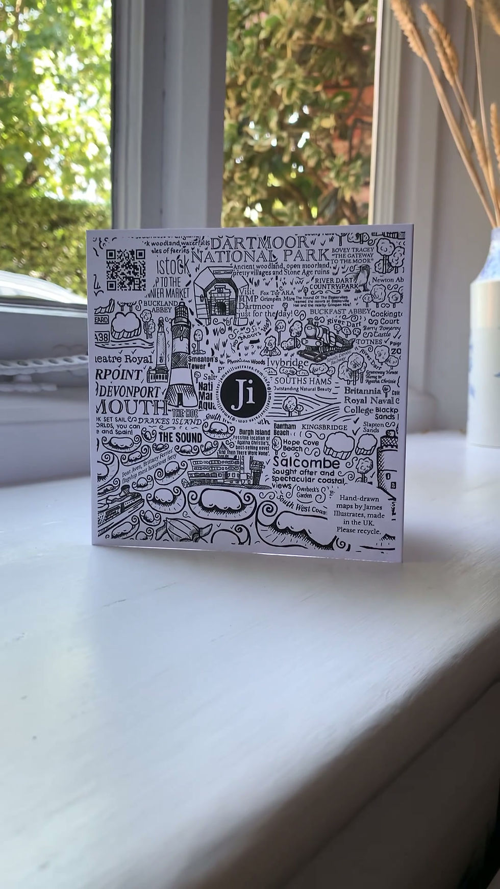 Thumbnail: Devon greetings card by James Illustrates