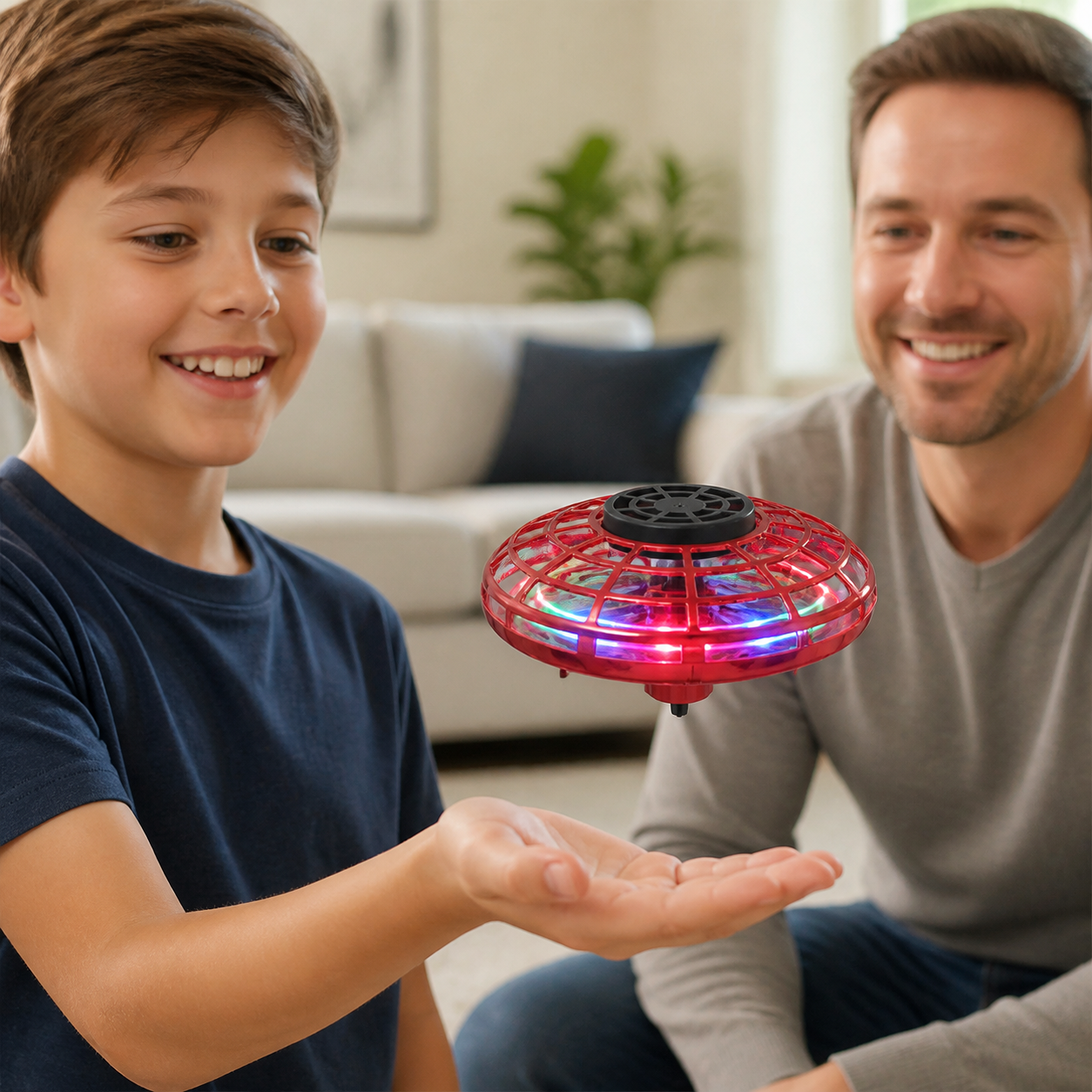 LED Flying Ufo Spinner Fingertip Upgrade Flight Helicopter