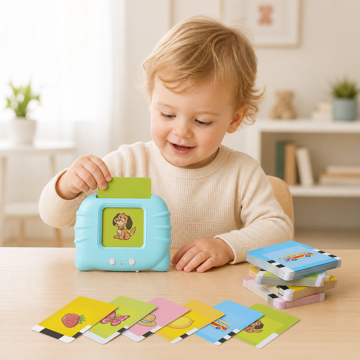 Early Education Flash Card Learning Toys Talking Flashcards