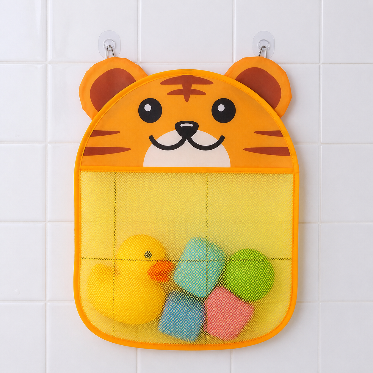 Cartoon Baby Bath Toy Organizers Bathroom Storage Net