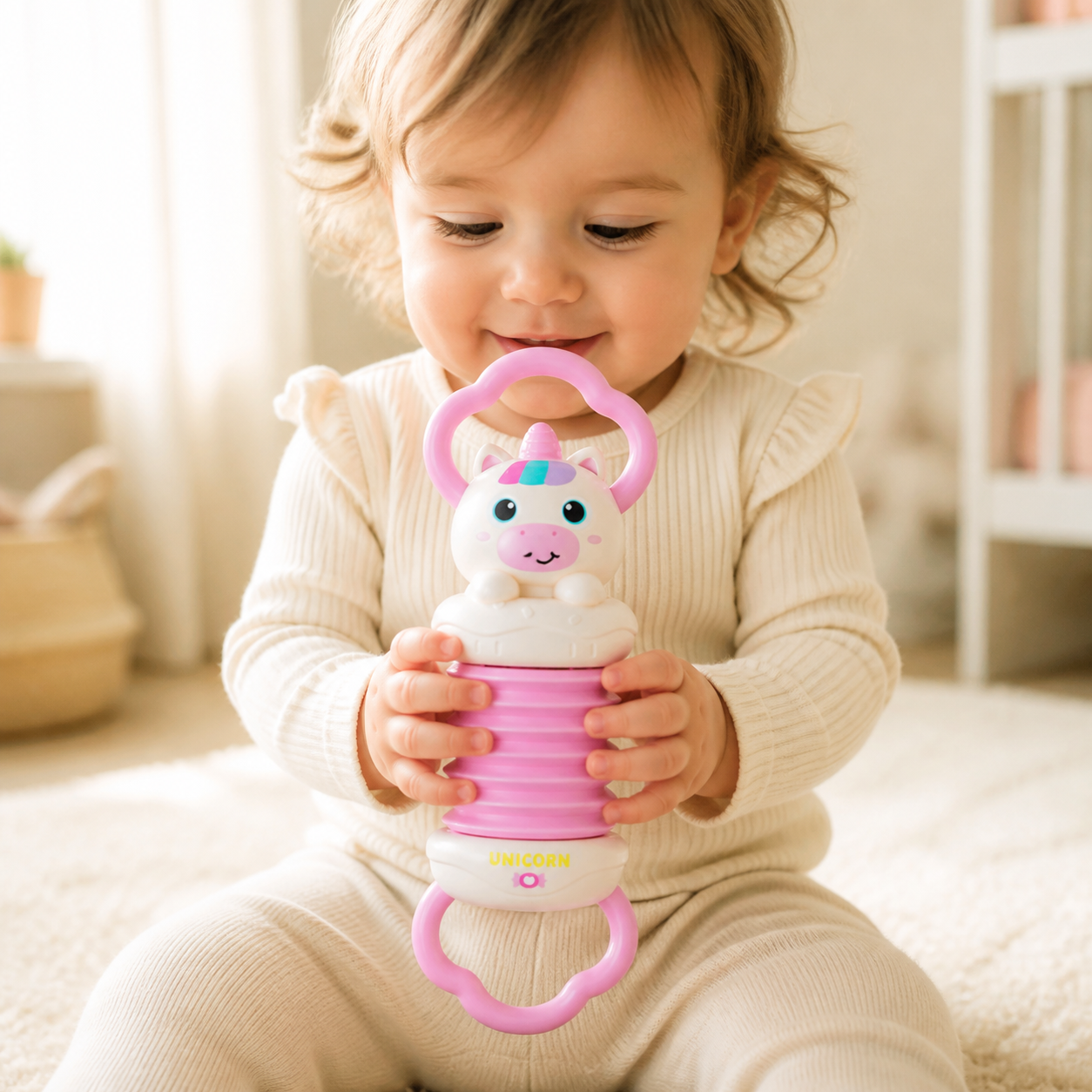 Baby Accordion Toy Unicorn Musical Instrument Early