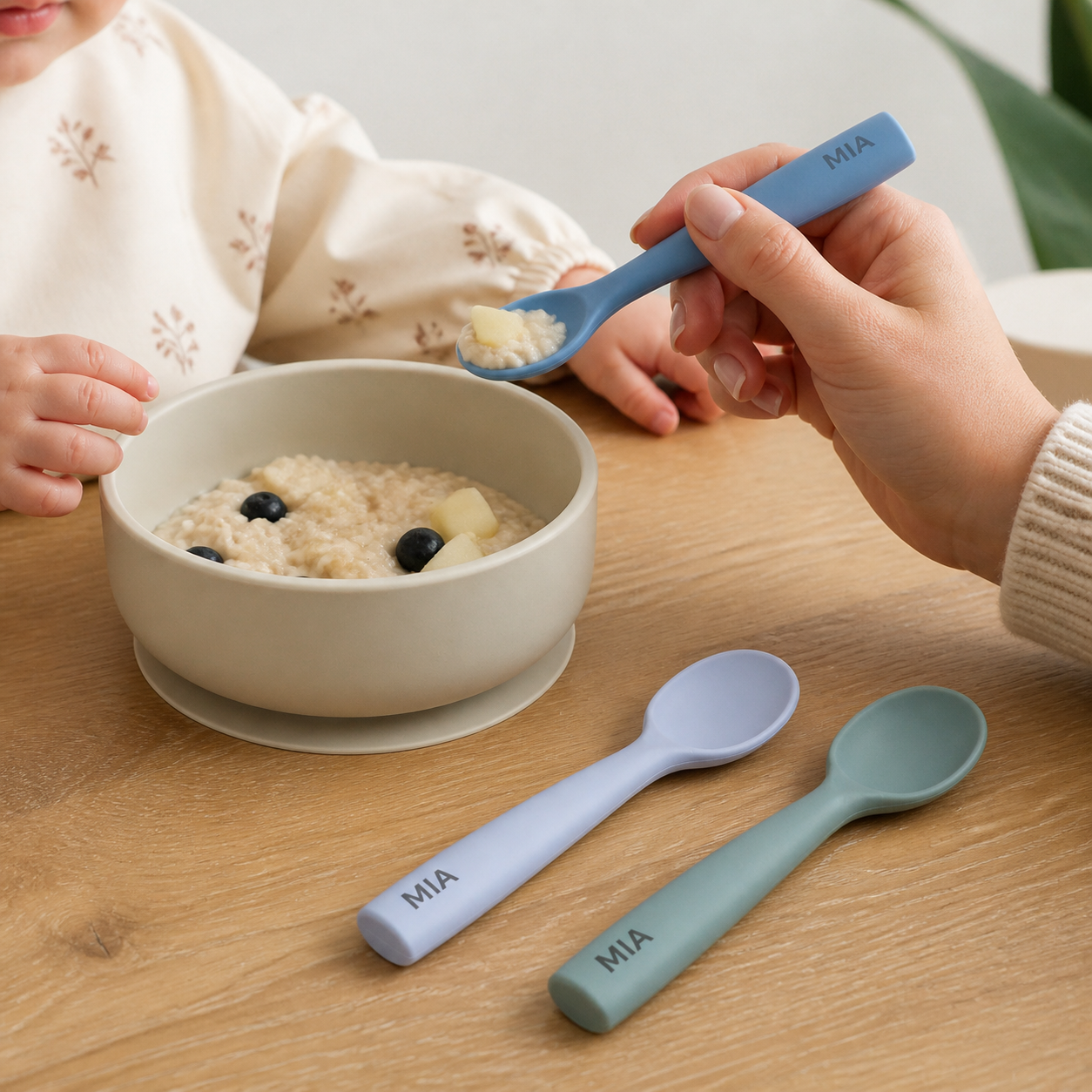 Silicone Spoon Personalized Custom Name Material Soft Baby