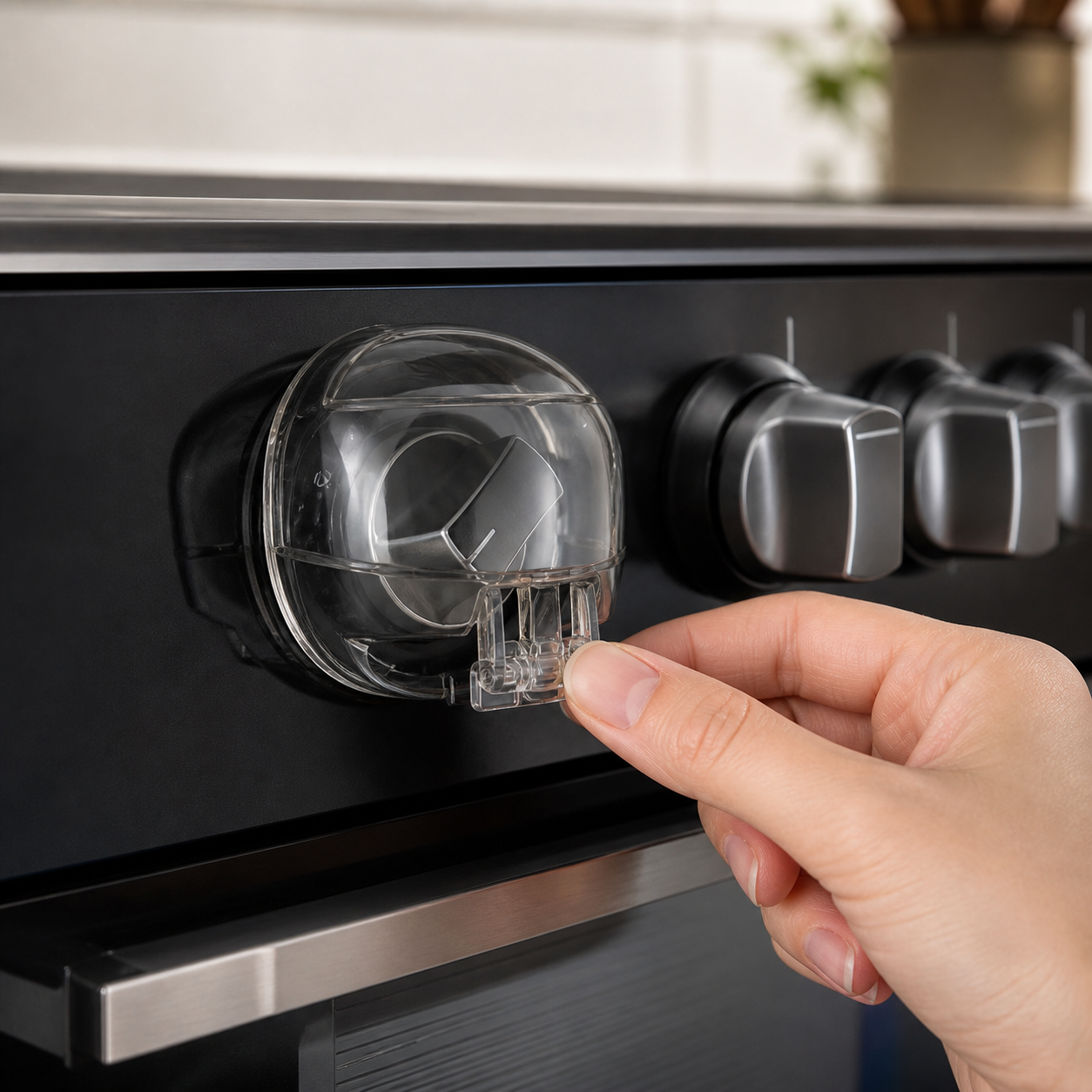 Stove Knob Covers Safety Plastic Kitchen Guards Universal