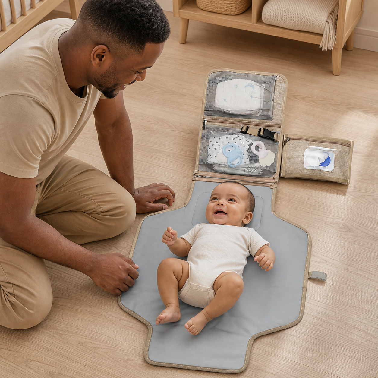 Baby Diaper Pad Waterproof Changing Travel Multifunction