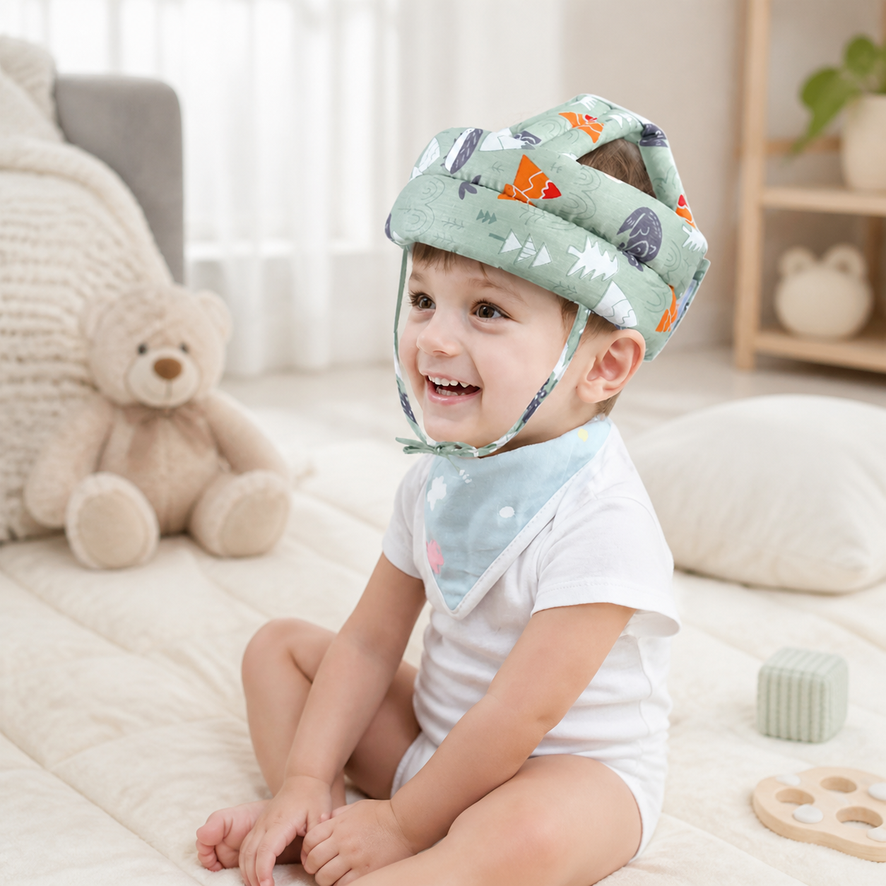 Baby Safety Helmet Head Protection Hat Soft Comfortable