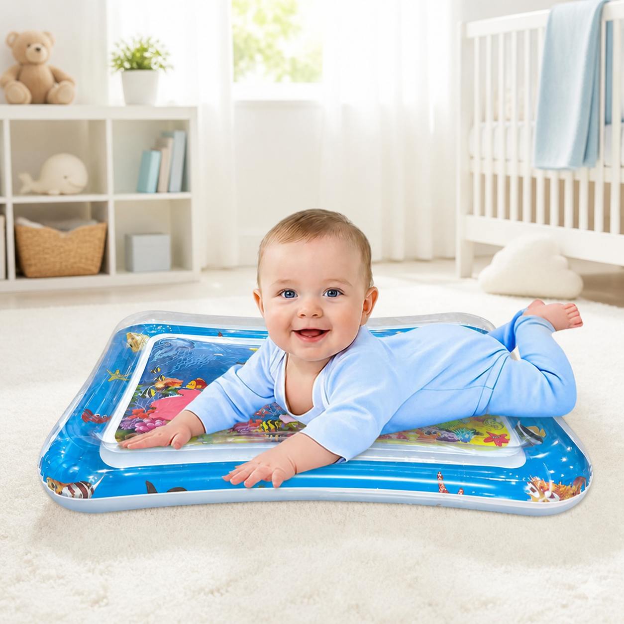 Baby Water Play Mat Inflatable Cushion PVC Infant
