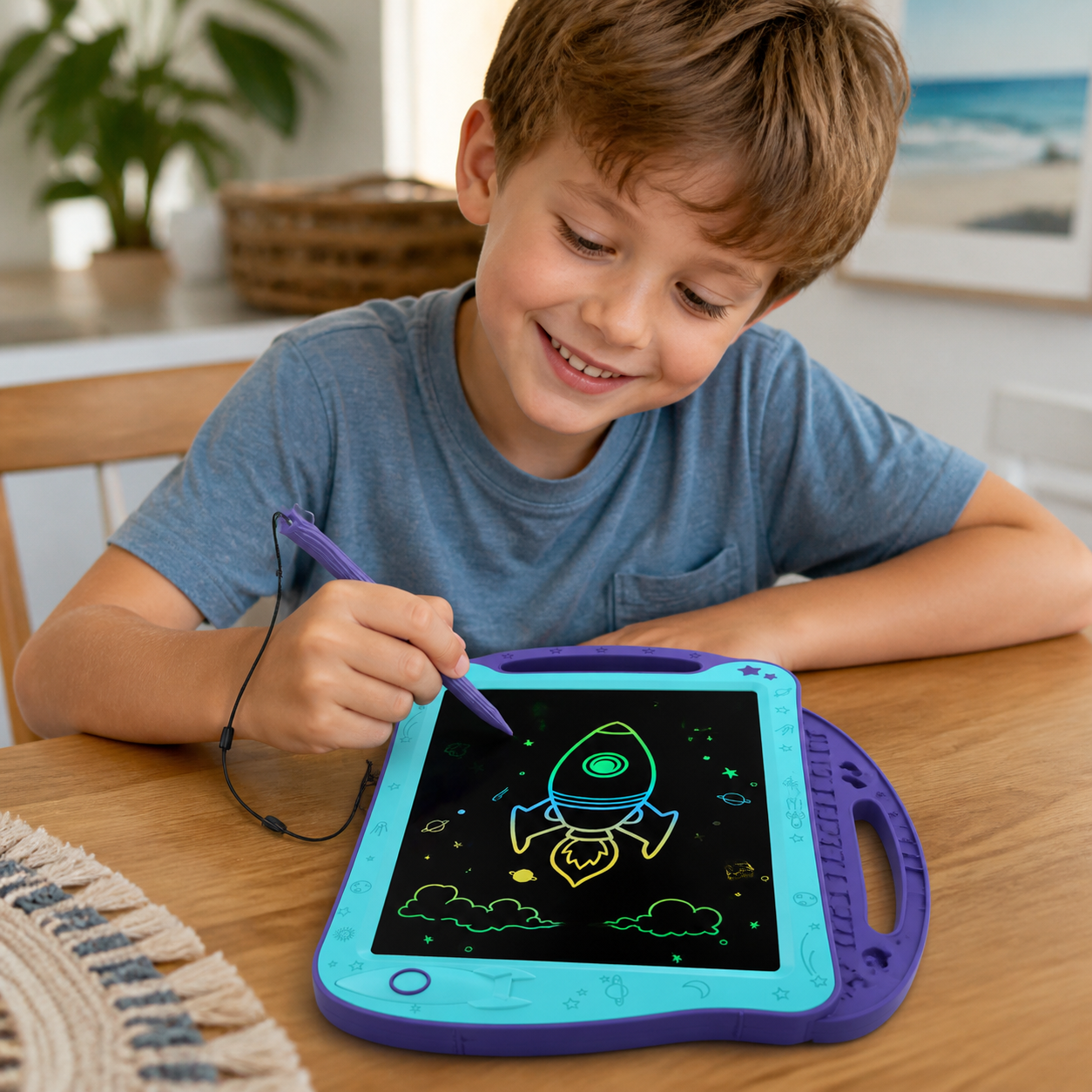 Astrodraw Drawing Pad Colorful Lcd Writing Tablet Doodle