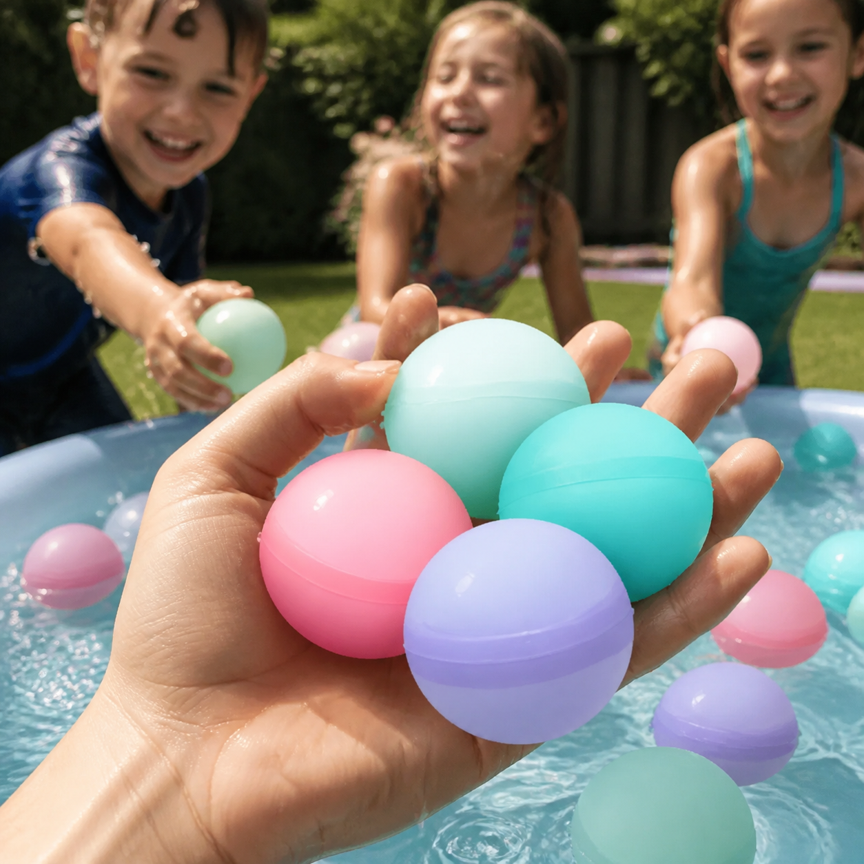 Reusable Water Balls Self-Seal Fast Inflating Silicone S