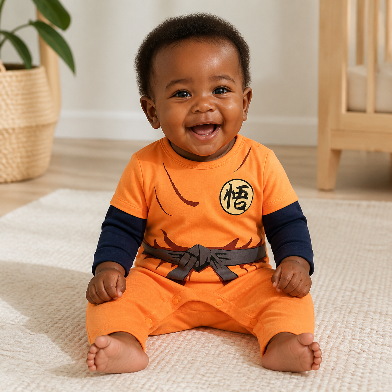 Newborn Baby Anime Cape Style Long Sleeve Cotton
