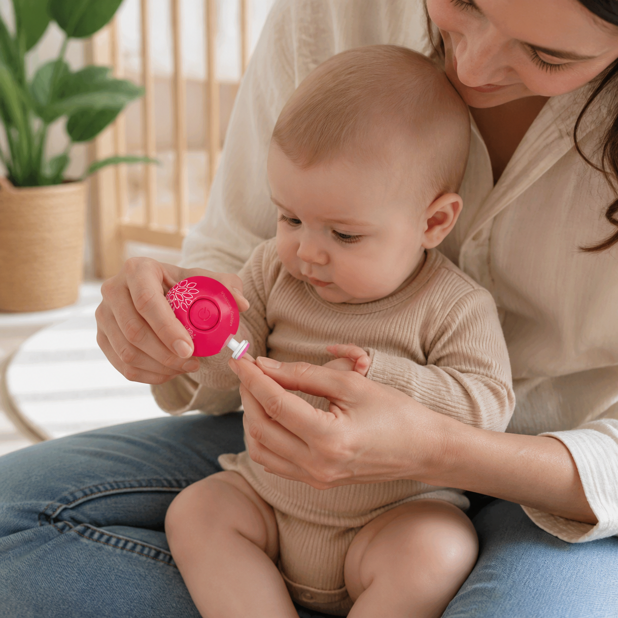 Electric Baby Nail Clipper Cutter Newborn Trimmer Kid