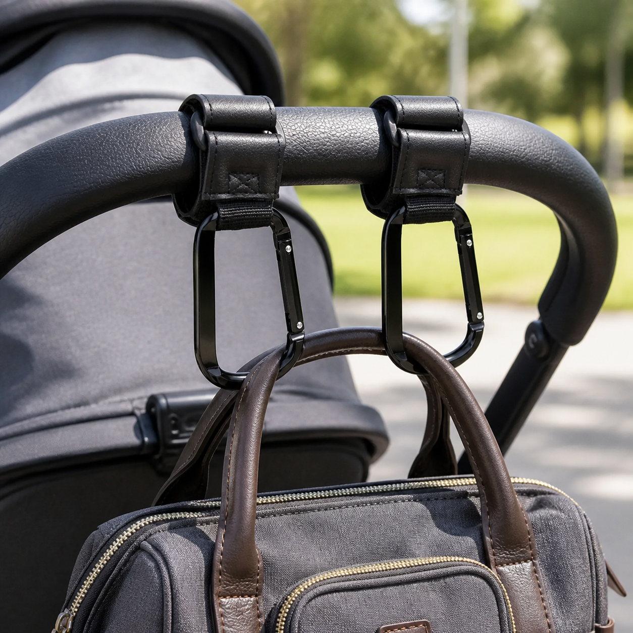 Universal Stroller Hooks Clip Heavy Duty Hanging Organizer