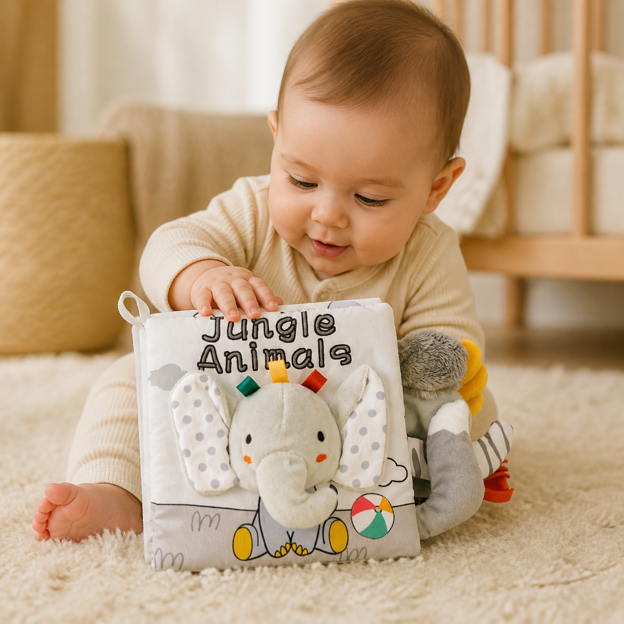 Soft Baby Books 3D Touch Feel High Contrast
