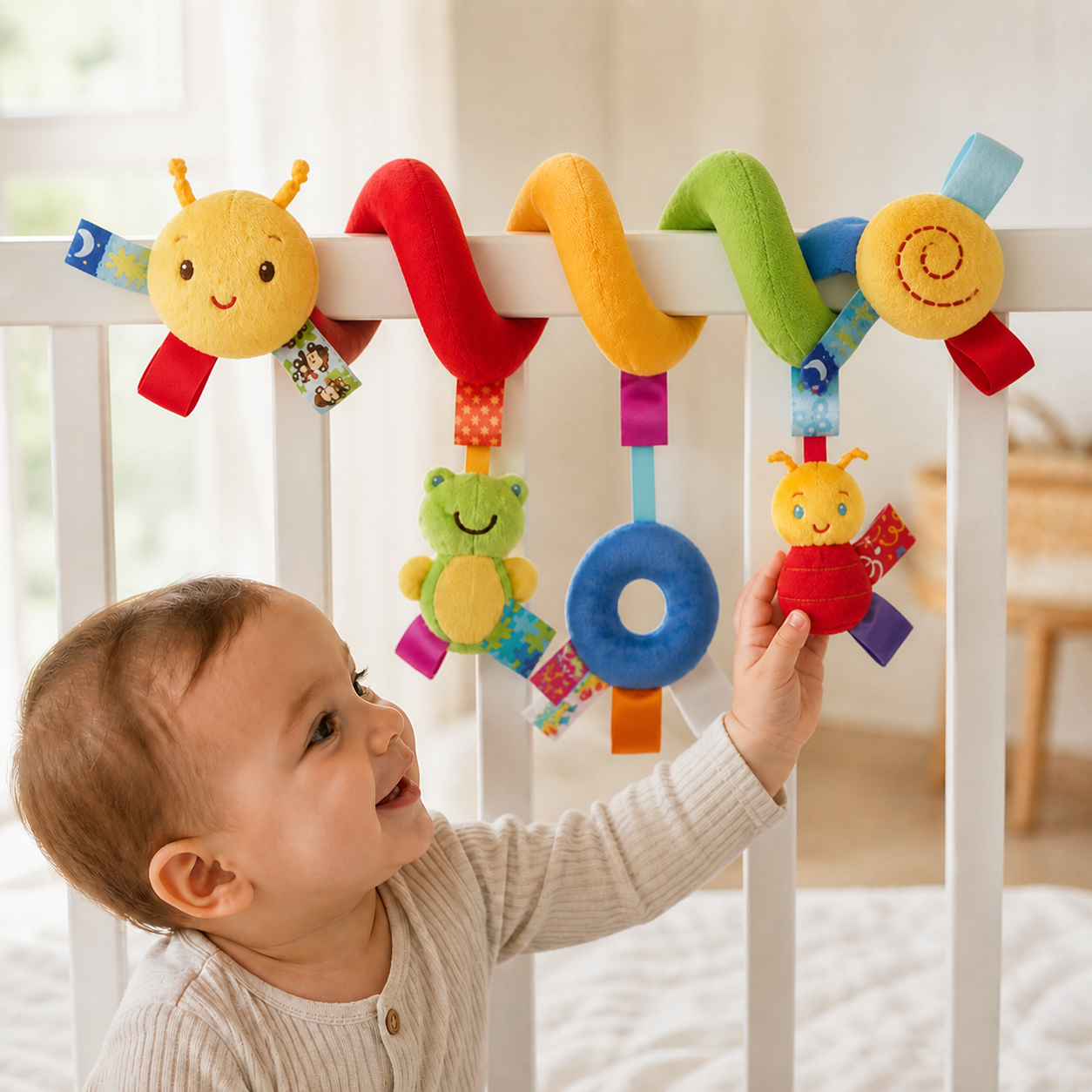 Activity Musical Spiral Crib Stroller Car Seat Travel
