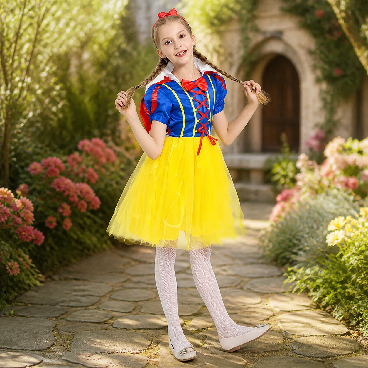 Snow White Princess Dress Up Kids Halloween Costume