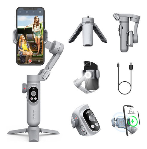 Estabilizador Telefono 3 Ejes Plegable Inteligente Profesion