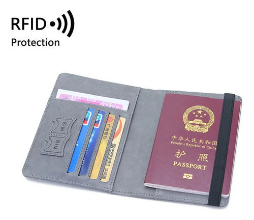 Miniatura: Porta Pasaporte Funda  Protector Rfid Tarjetero Documentos