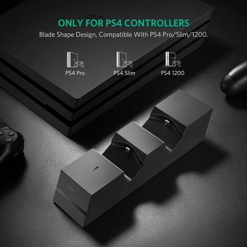 Miniatura: Cargador Controles Ps4 Premium Carga Rápida