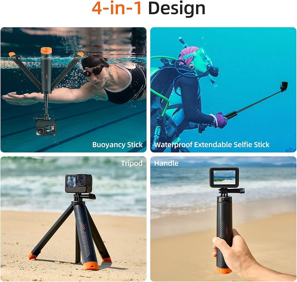 Miniatura: Selfie Stick Impermeable Go Pro Extension Ajustable