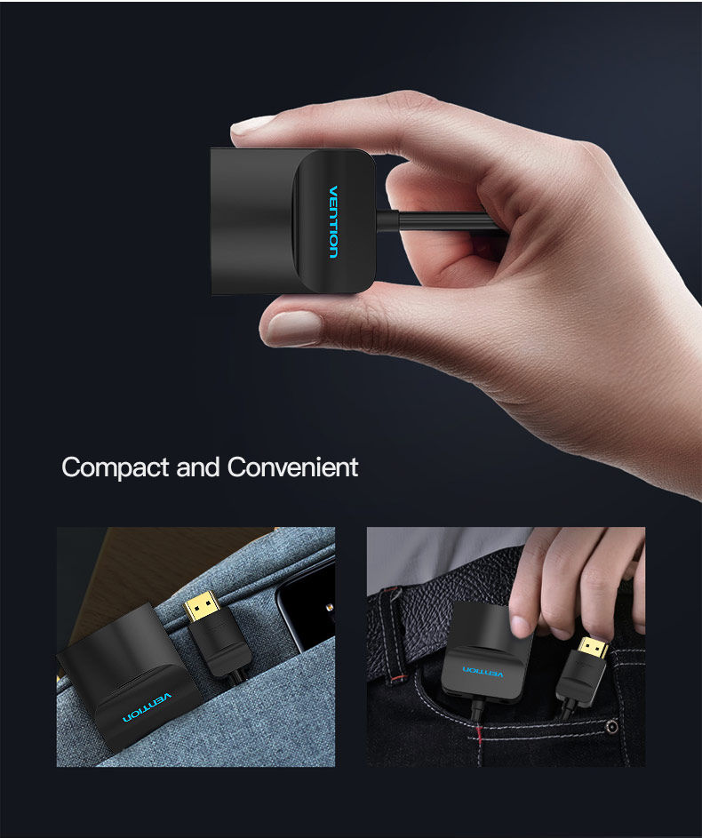 Miniatura: Adaptador Convertidor  Hdmi A Vga Con Audio