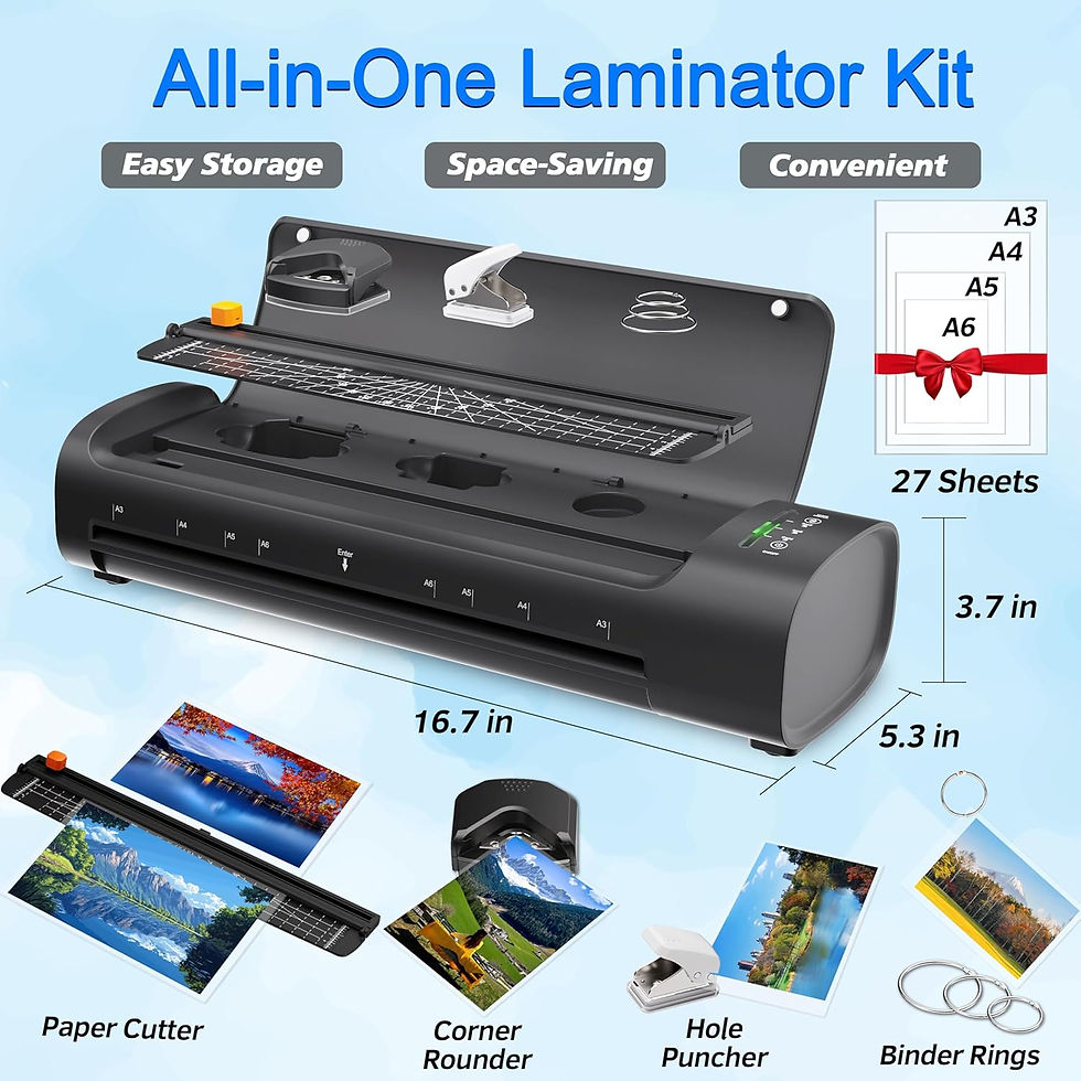 Miniatura: Laminadora Térmica Antiatascos + Kit De Inicio