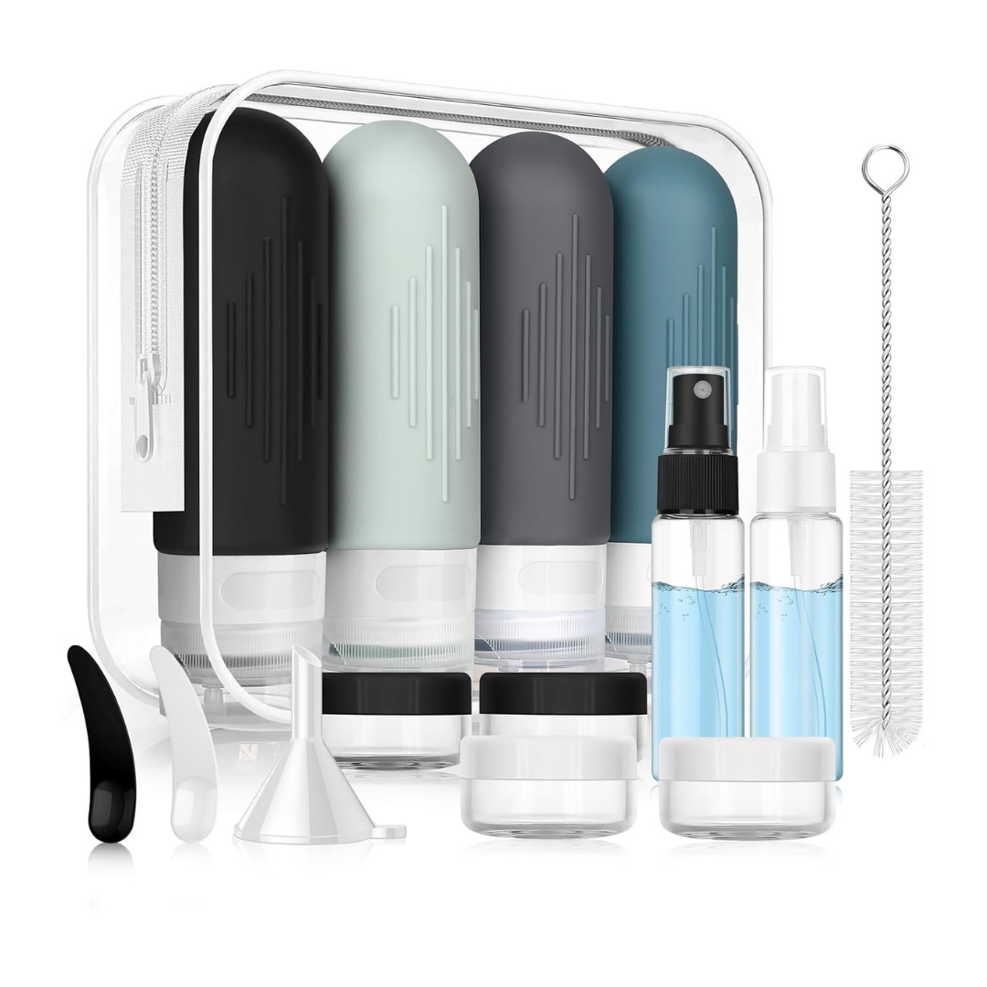 Botellas Silicona Set Viajes