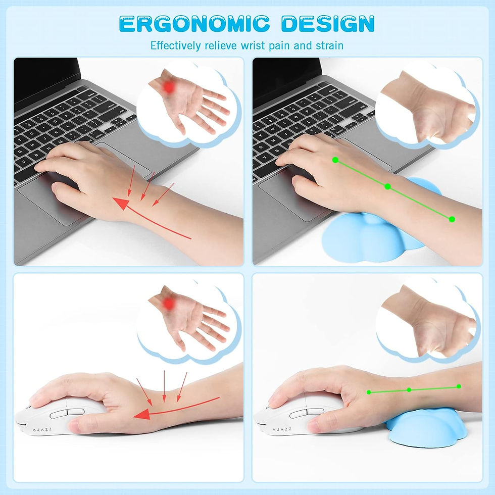 Miniatura: Apoya Muñecas Pad Teclado Ergonomico Memoryfoam Original