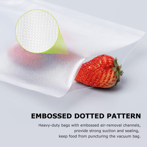 Miniatura: Bolsa Empaque Vacio Texturizada Semi-industrial 25x15 Cm