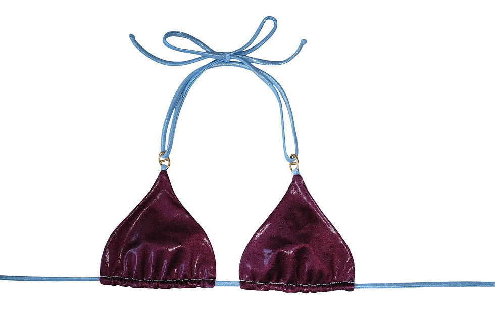 Miniature : TOP TERESA - MYST. LIGHT BLUE x MYST. WINE