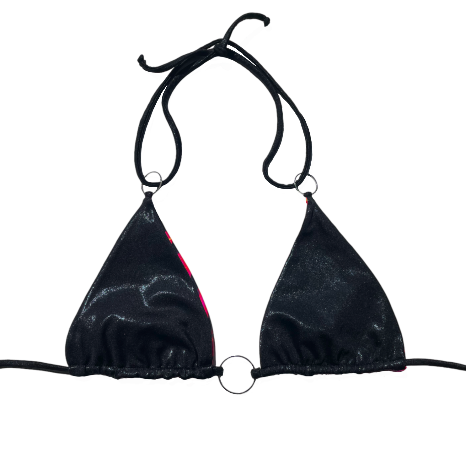 TOP JULIANA - MYST. BLACK x FUSCHIA TIE & DYE