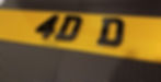Thumbnail: 4D 6mm Road Legal Number Plates.