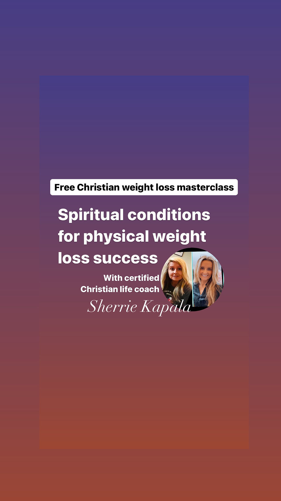 Spiritual Conditions for Physical weight loss success