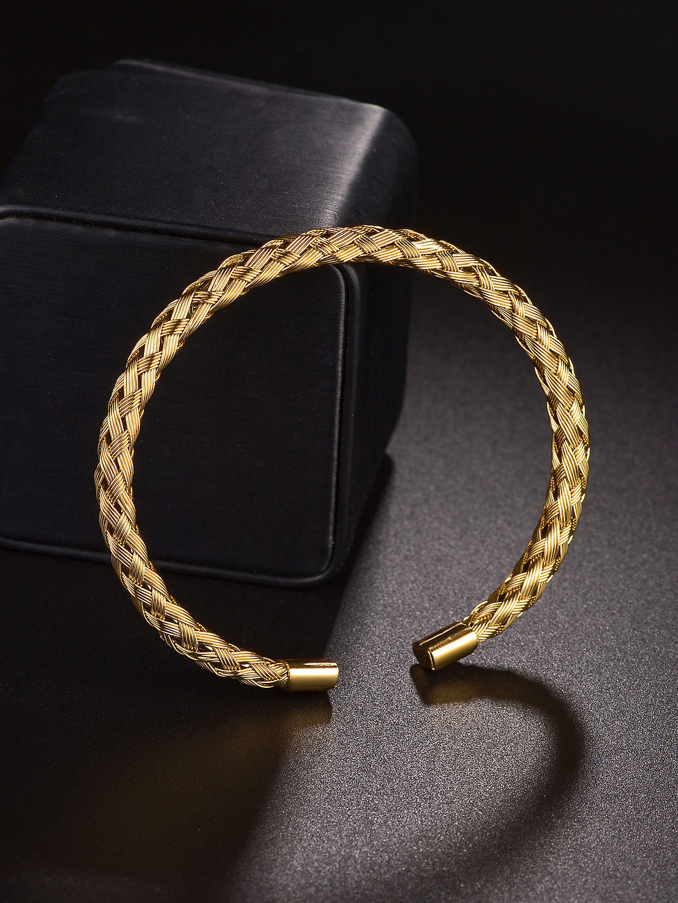 Thumbnail: Stainless Steel Bracelet Adjustable Open Cuff Charm Bangle for Men Women Punk He