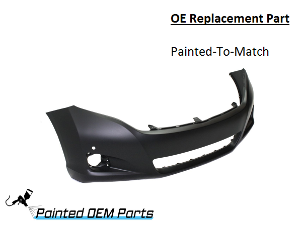 Painted 2009-2016 Toyota Venza Front Bumper Cover | OE Replacement