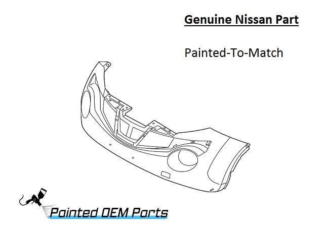 Painted 2015-2017 Nissan Juke Front Bumper Cover | Genuine OEM