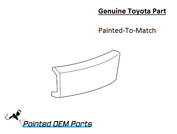 Painted 2016-2021 Toyota Land Cruiser Rear Hitch Cover | Genuine OEM