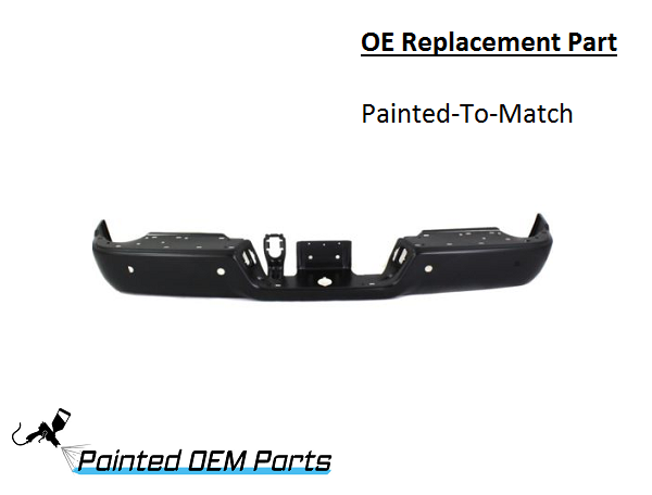 Thumbnail: Painted 2009-2018 Dodge Ram 1500 Rear Bumper |  OE Replacement
