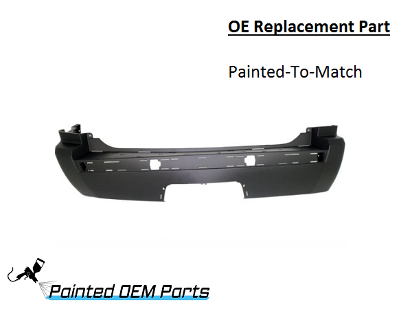 Painted 2005-2010 Jeep Grand Cherokee Rear Bumper Cover | OE Replacement