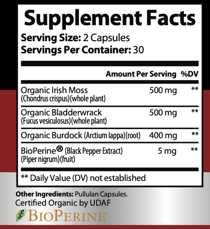Thumbnail: SEA MOSS WITH BLACK PEPPER | 30 Servings - 60 Capsules