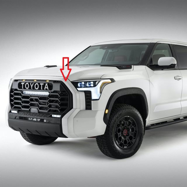Painted 20222025 Toyota Tundra Grille Surround Genuine OEM Painted OEM Parts